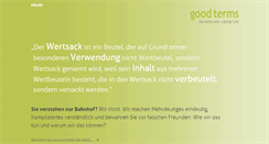 Desktop Screenshot of goodterms.de